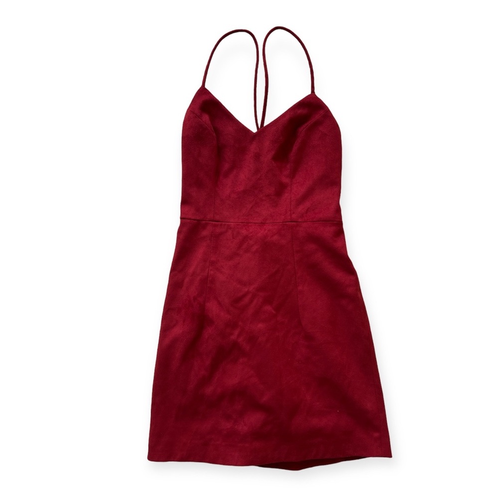 Lovers + Friends Suede Mini Dress - XS